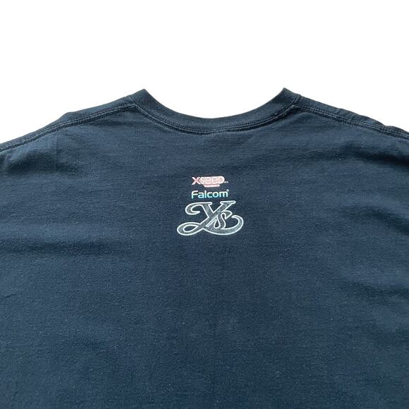 Vintage YS Seven PSP T-Shirt Video Game Promo T-Shirt Size XL RARE Black Falcom - Picture 4 of 6
